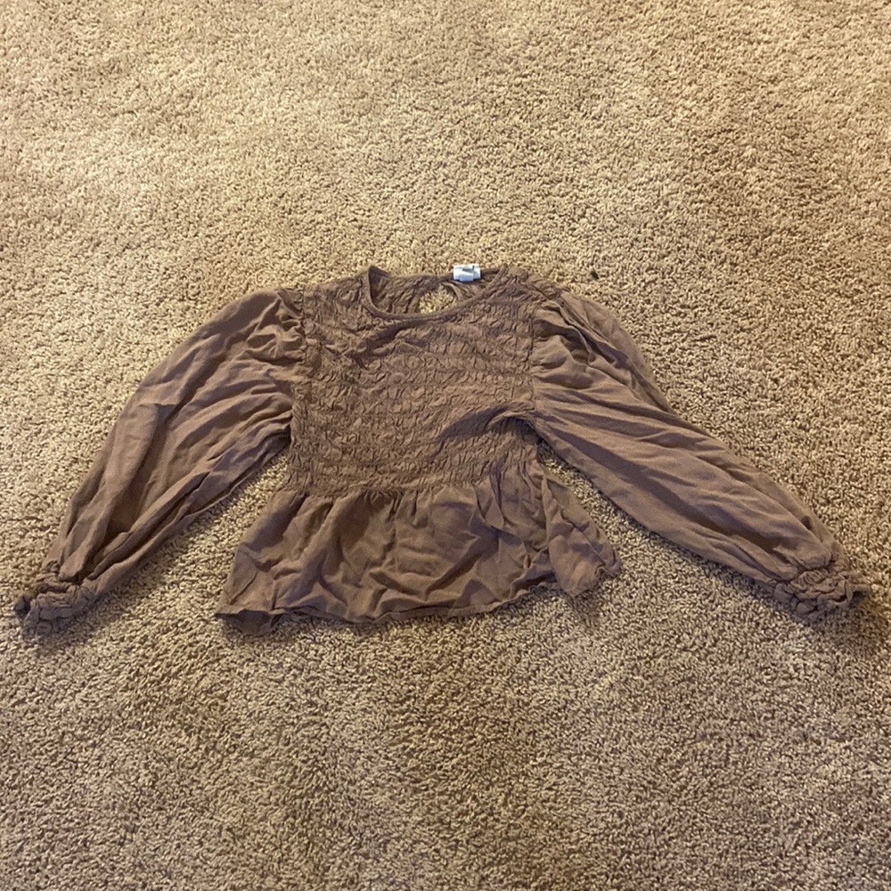 scrunched blouse